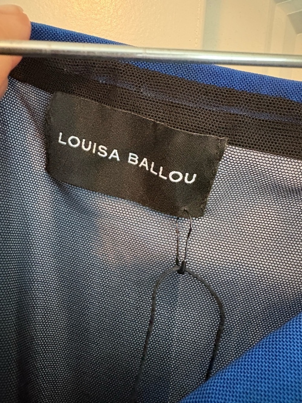 Louisa Ballou Printed Mesh Maxi Skirt Like New Swim Cover Size Large — image 5 of 8